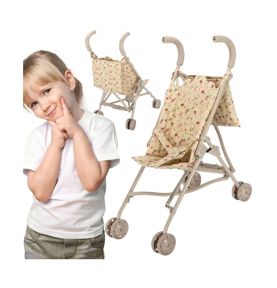 Woopie lėlės vežimėlis, Vintage Rose