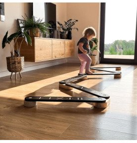 Medinis sensorinis takas, 5 dalių, baltas