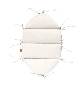 Žaidimų kilimėlis Aesthetic Baby su pintu borteliu, kreminis