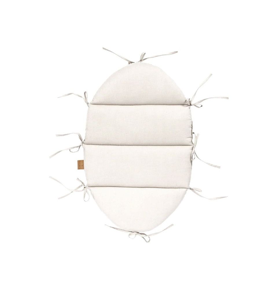 Žaidimų kilimėlis Aesthetic Baby su pintu borteliu, kreminis