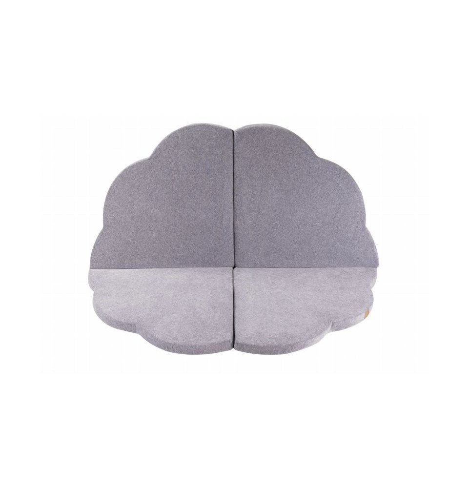 Kūdikių kilimėlis debesėlio formos, šviesiai pilkas