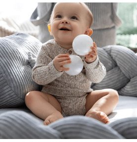 Kūdikių žaidimų kilimėlis, pilkas