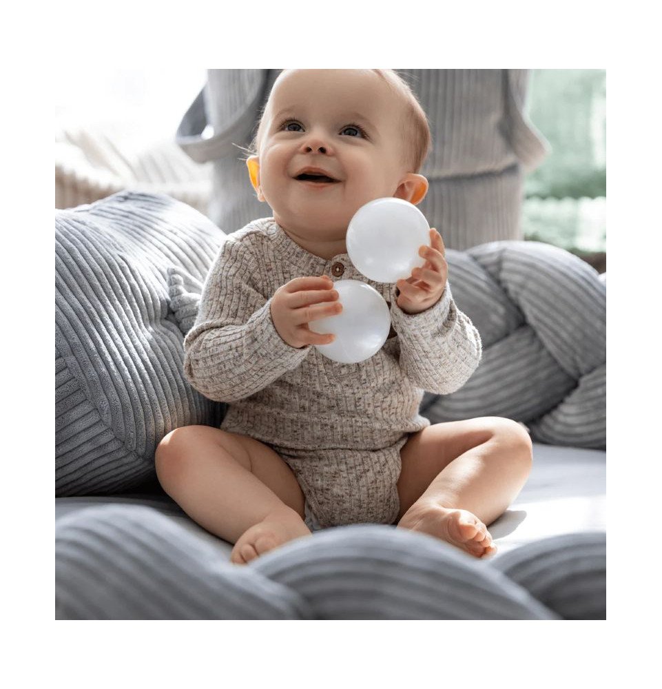 Kūdikių žaidimų kilimėlis, pilkas