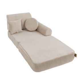 Vaikiška sofa Slimcord Pocket Plus, smėlio