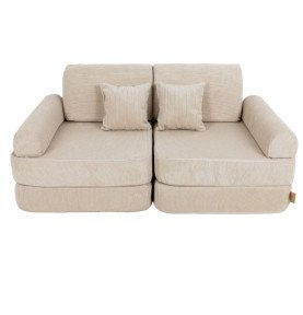 Vaikiška sofa Slimcord Pocket Plus, smėlio
