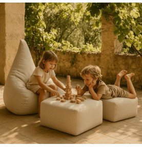 Sėdmaišis Tearo-Sako su pakoja, baltas