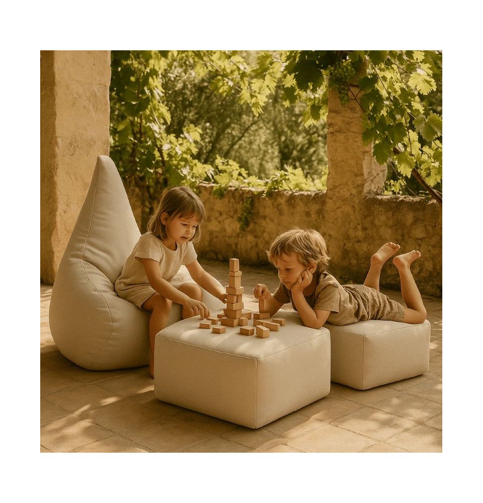 Sėdmaišis Tearo-Sako su pakoja, baltas