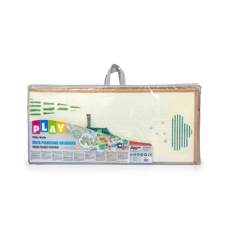 Sulankstomas dvipusis putų kilimėlis Miško draugai