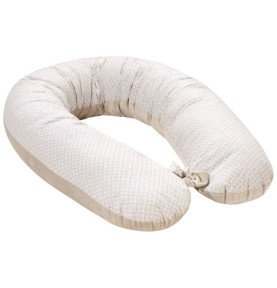 Nėštumo ir maitinimo pagalvė, V formos, smėlio