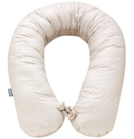 Nėštumo ir maitinimo pagalvė, V formos, smėlio