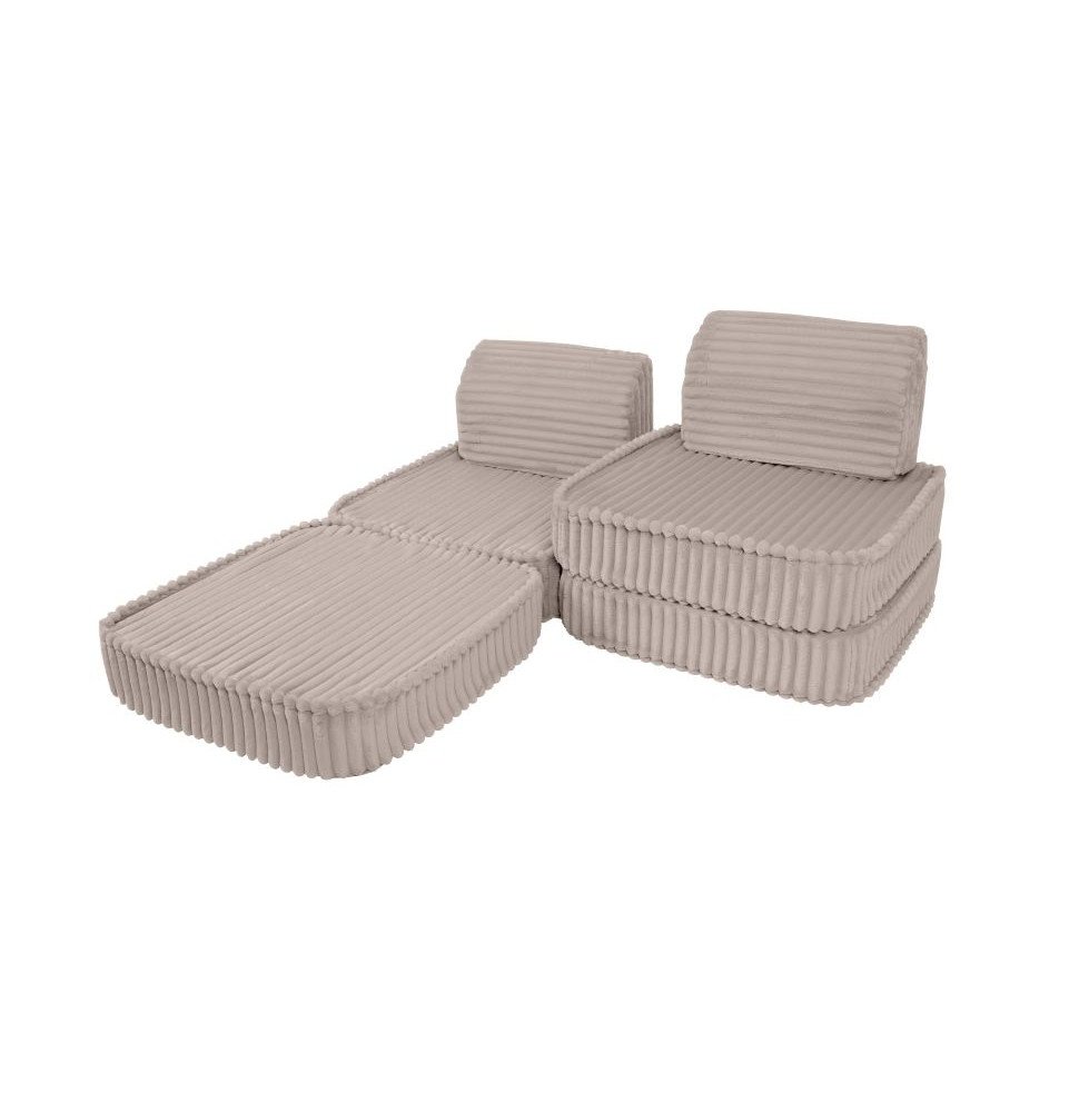 Vaikiška sofa „Churros Pocket Basic“, smėlio