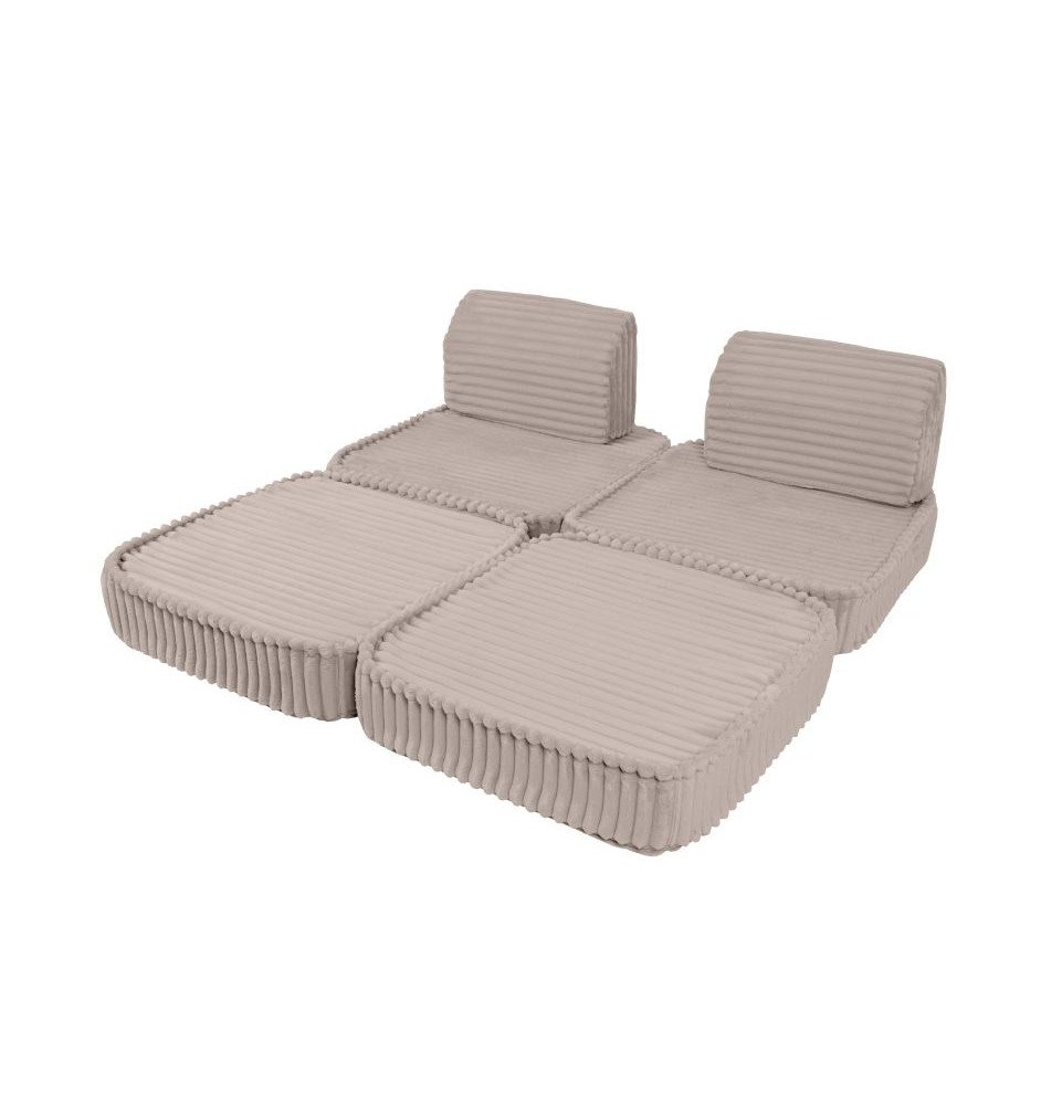 Vaikiška sofa „Churros Pocket Basic“, smėlio