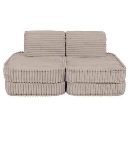 Vaikiška sofa „Churros Pocket Basic“, smėlio