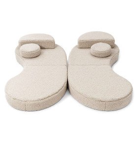 Sofa „Coccolo“, smėlio