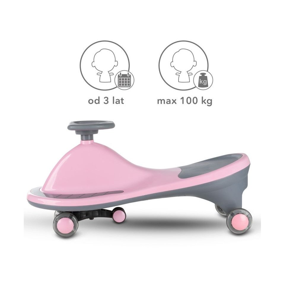 Gravitacinė mašinėlė Kidwell ROLLO, rožinė