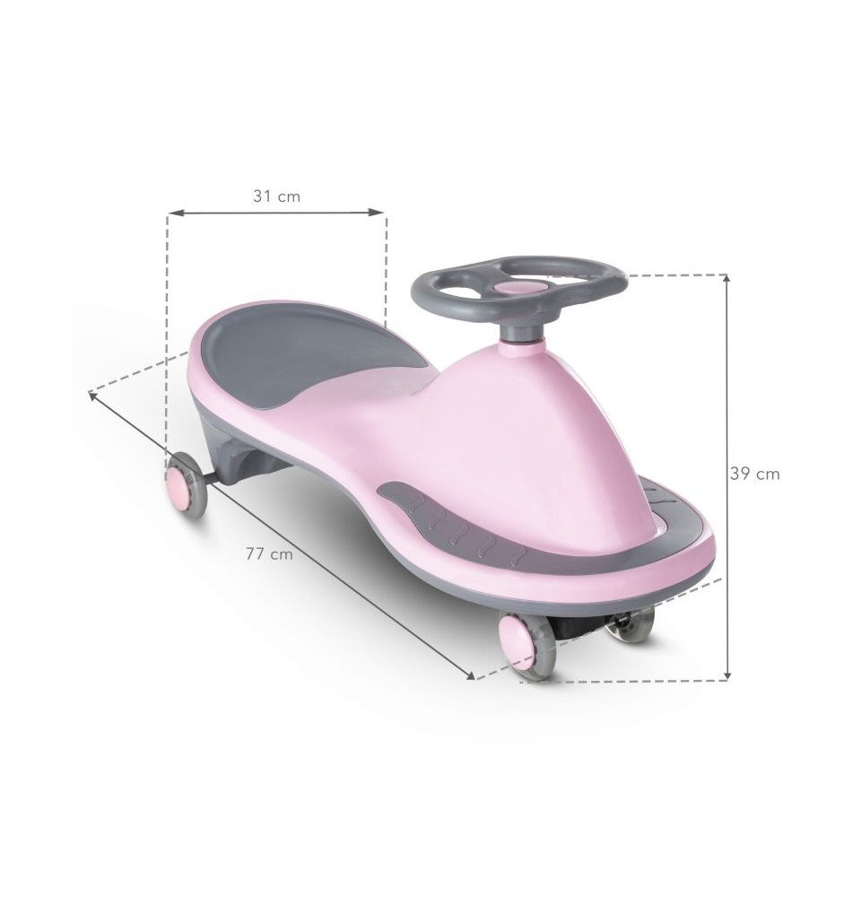 Gravitacinė mašinėlė Kidwell ROLLO, rožinė