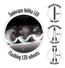 Riedučiai Stich 3-in-1, 34-37 dydis