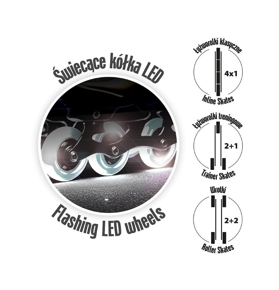 Riedučiai Stich 3-in-1, 34-37 dydis