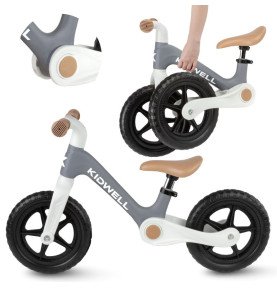 Balansinis sulankstomas dviratukas Kidwell Flex, pilkas