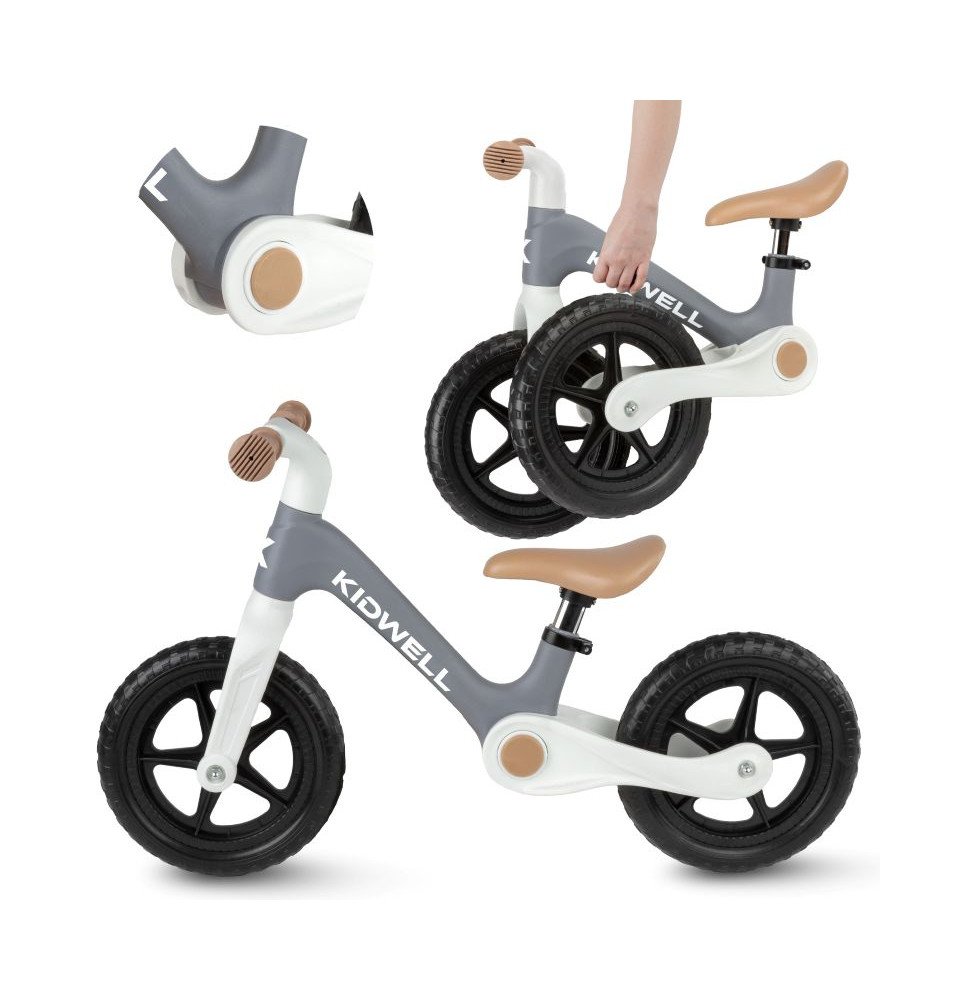 Balansinis sulankstomas dviratukas Kidwell Flex, pilkas