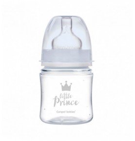 CANPOL BABIES plataus kaklelio buteliukas EASYSTART ROYAL BABY, 120 ml, 35/233_blu