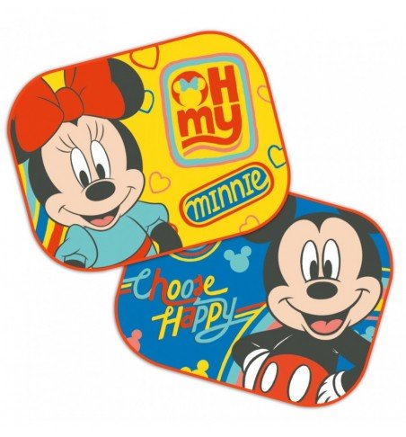 Automobilio lango užuolaida Minnie & Mickey