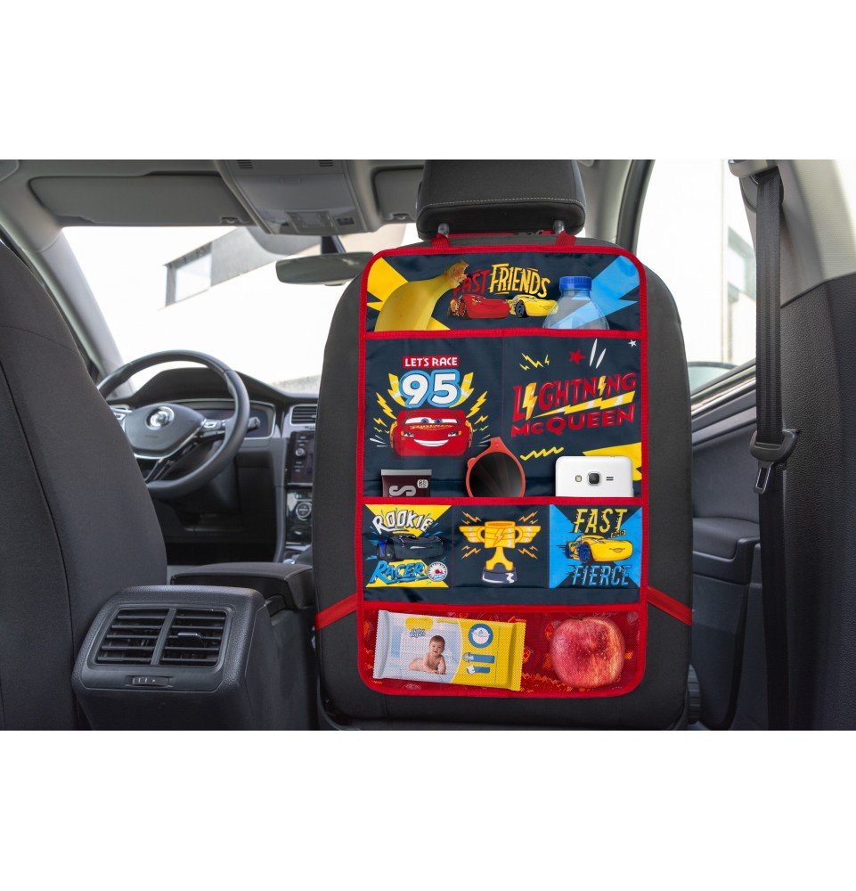 Automobilio sėdynės krepšys-apsauga Cars