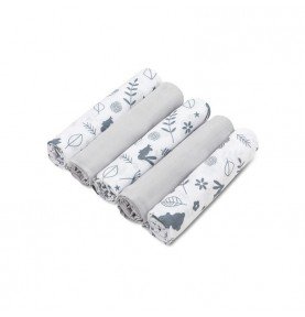 Muslino vystyklai Secret Forest, 5vnt.