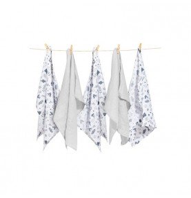 Muslino vystyklai Secret Forest, 5vnt.