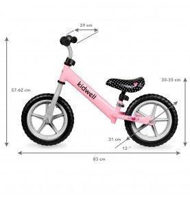 Balansinis dviratukas Kidwell Rebel, Pink