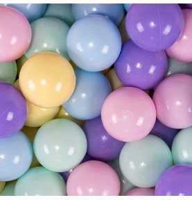 Kamuoliukų baseinas Rainbow, 250 kamuoliukų, 40cm