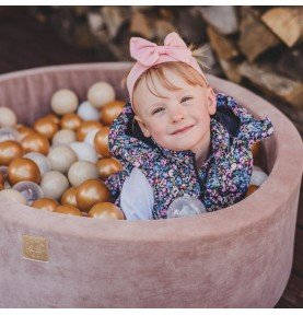 Kamuoliukų baseinas Teddy Bear, 250 kamuoliukų, 40cm