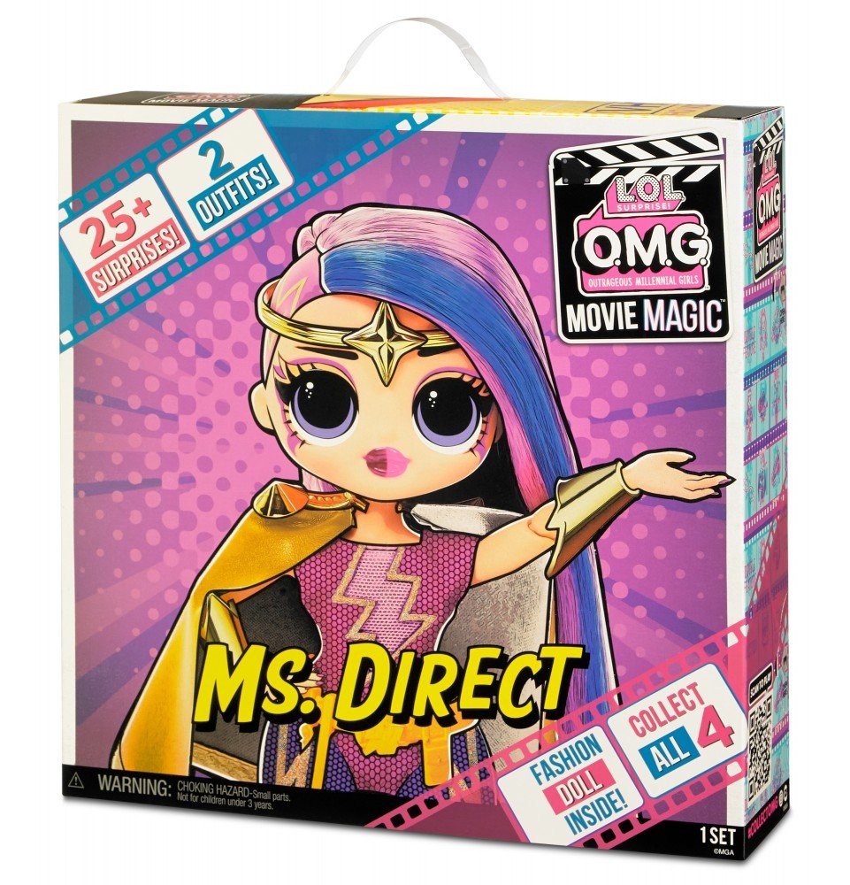 Lėlytė L.O.L. Surprise OMG Movie Ms Direct, 23 cm