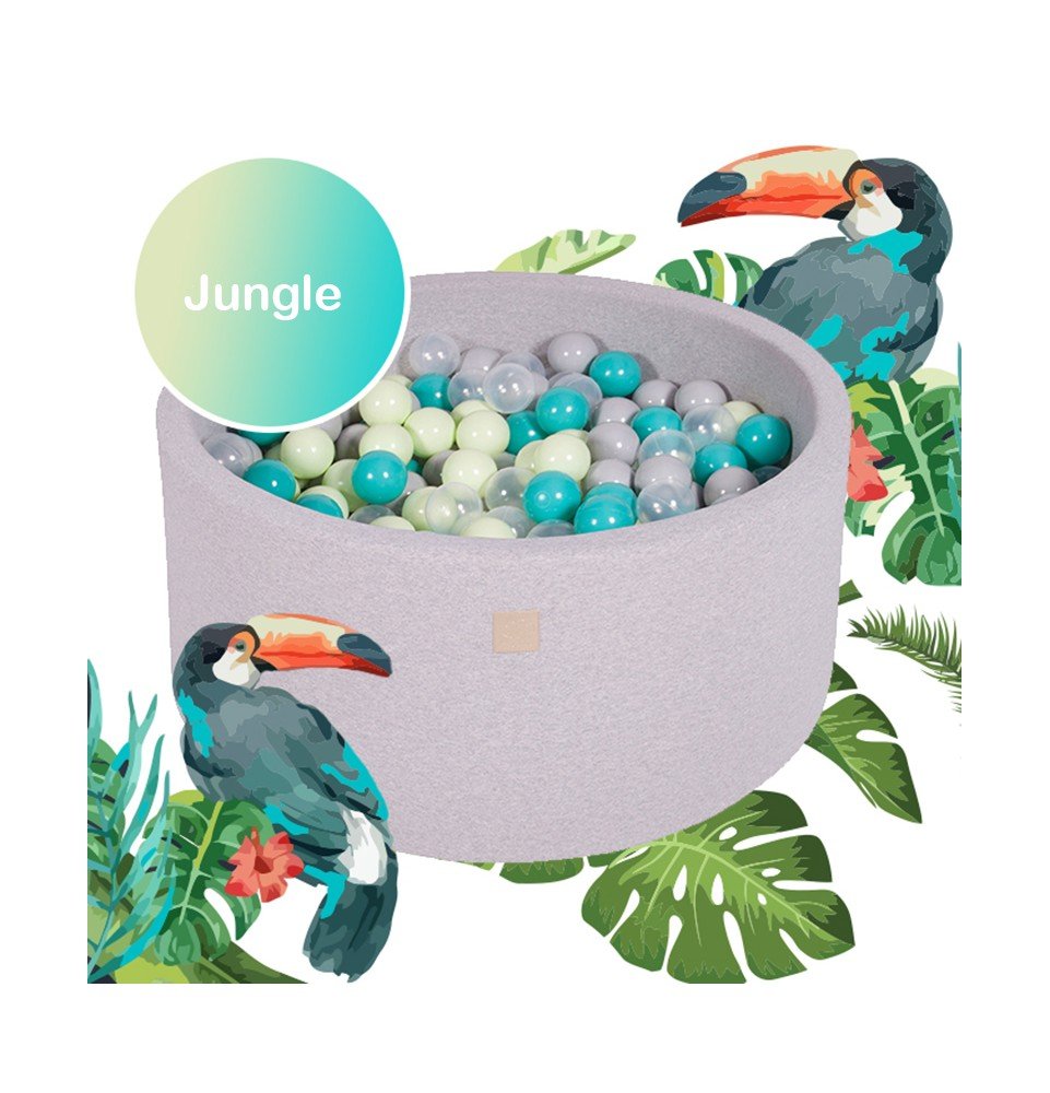 Kamuoliukų baseinas Jungle, 250 kamuoliukų, 40cm Kamuoliukų baseinas Jungle, 250 kamuoliukų, 40cm