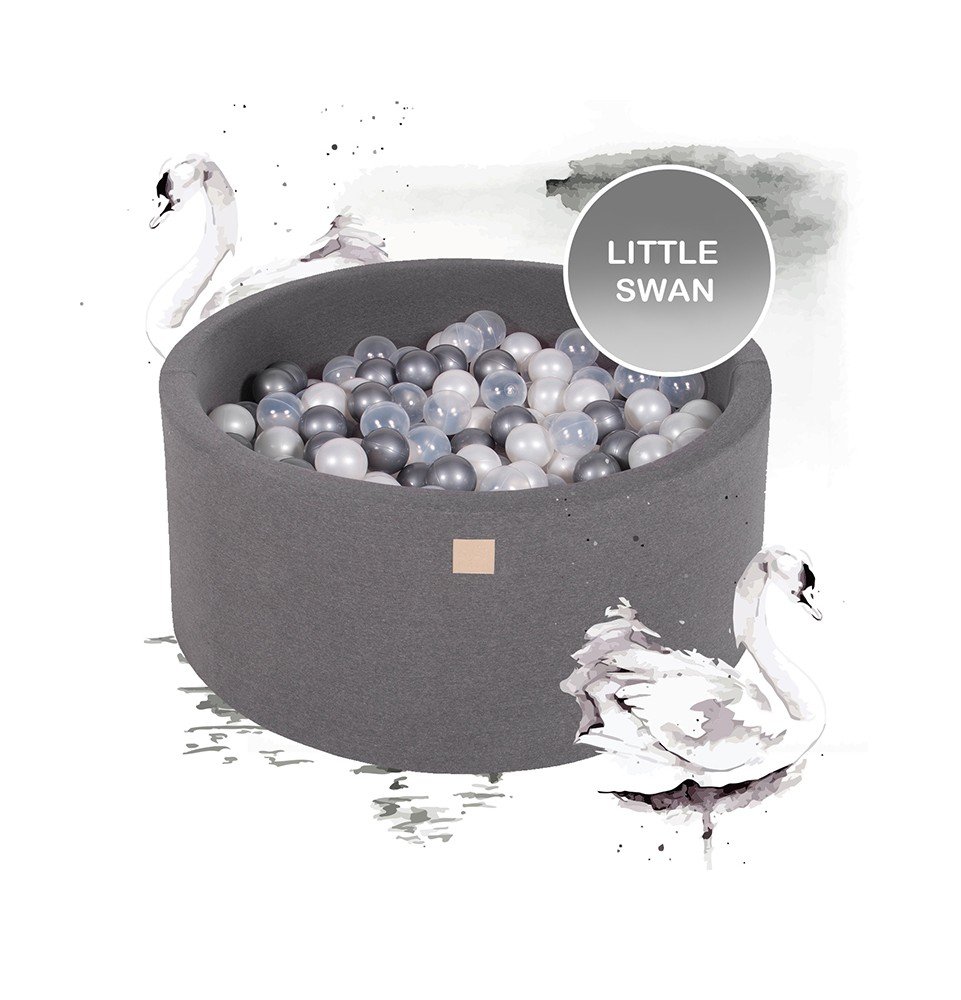 Kamuoliukų baseinas Little Swan, 250 kamuoliukų, 40cm