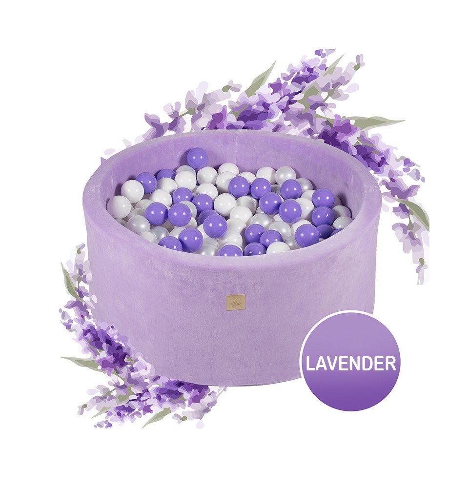 Kamuoliukų baseinas Lavender, 250 kamuoliukų, 40cm