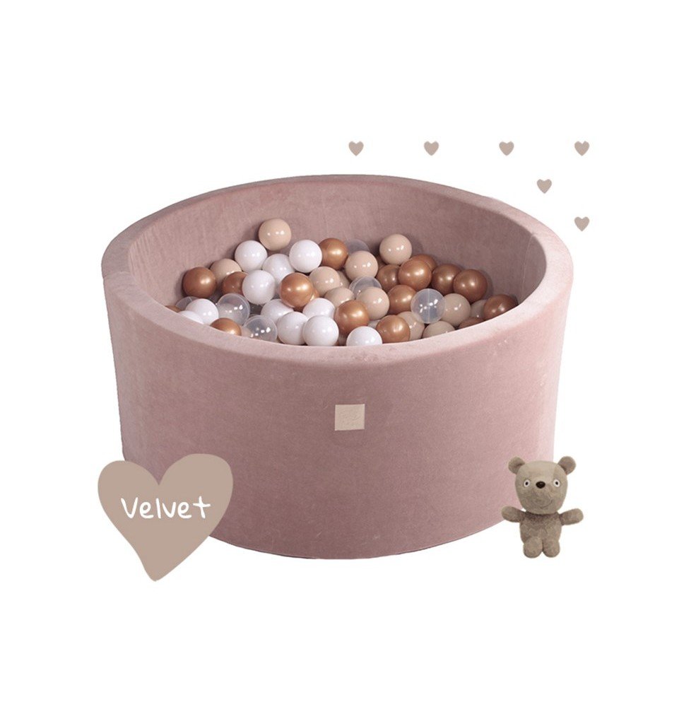 Kamuoliukų baseinas Teddy Bear, 250 kamuoliukų, 40cm