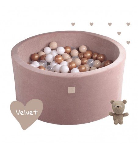 Kamuoliukų baseinas Teddy Bear, 250 kamuoliukų, 40cm