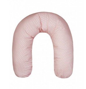 Maitinimo pagalvė su poliesterio granulėmis Womar Comfort Exclusive Pink 170cm