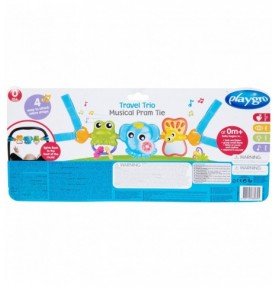 Muzikinis vežimėlio žaislas Playgro Travel Trio Musical