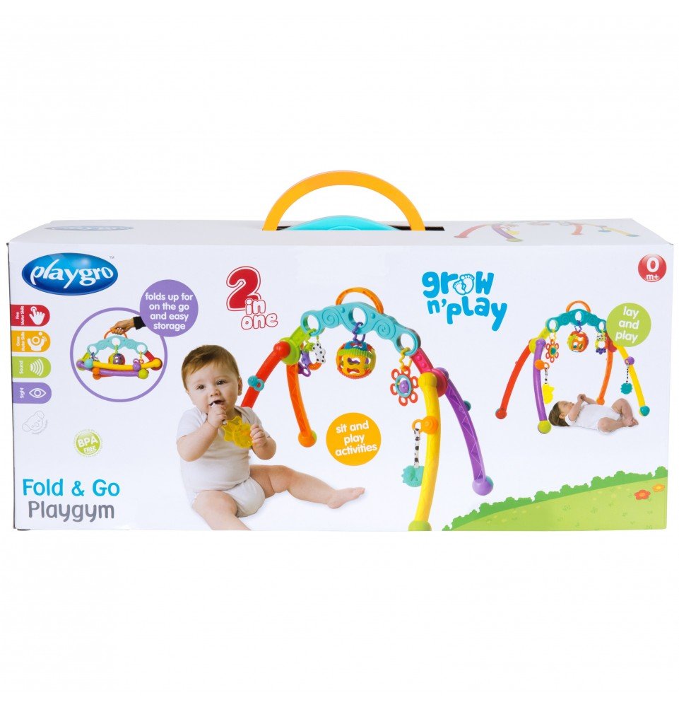 Nešiojamas veiklos žaislas Playgro Fold and Go Playgym