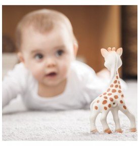 Kramtukas dovanų pakuotėje Vulli Sophie la girafe So'pure 616331, 0m+