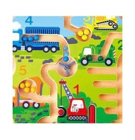 Lavinamasis žaislas Hape Construction & Number Maze