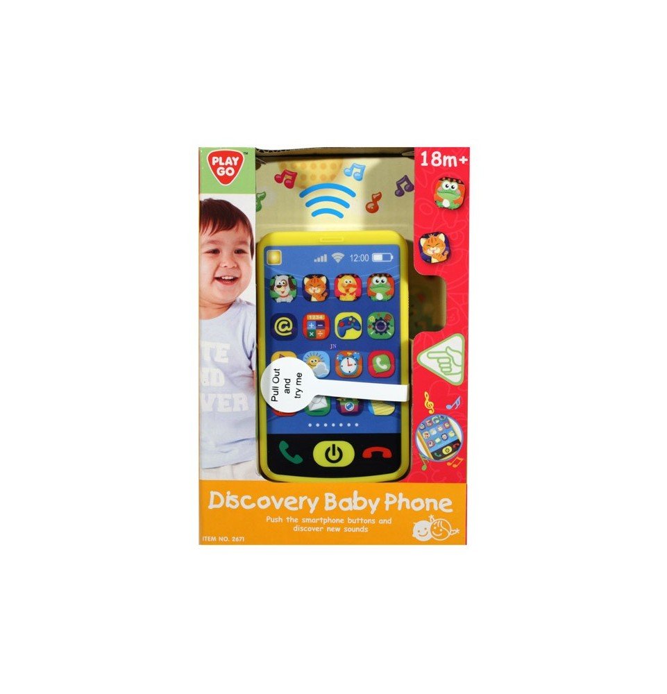 Vaikiškas telefonas Playgo Infant&Toddler Discovery, 18m+