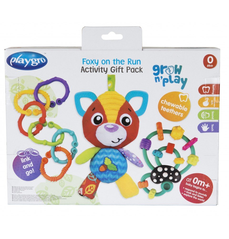Žaislas Playgro Foxy on the Run, dovanų pakuotėje, 0+