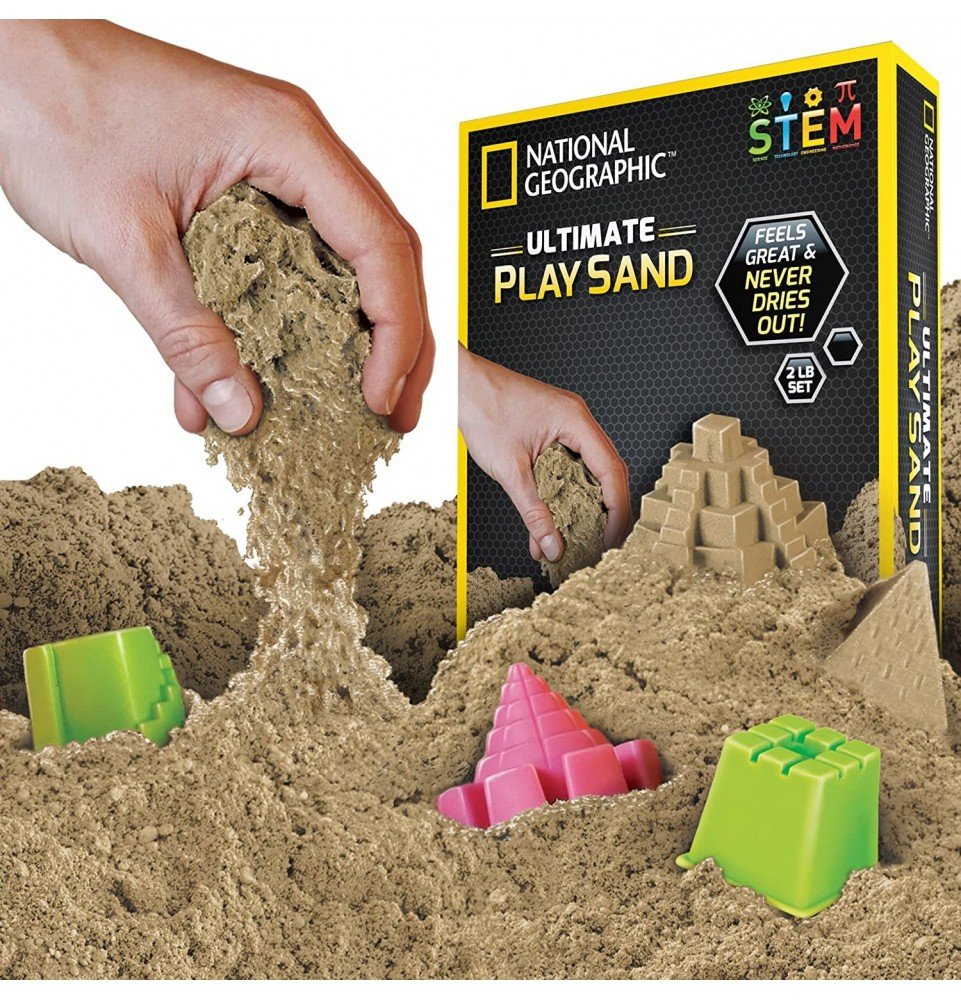 Natūralus kinetinio smėlio rinkinys National Geographic