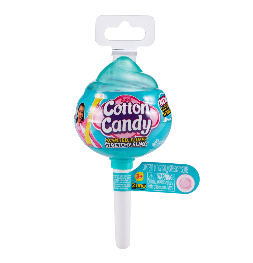 Masė Oosh Slime Cotton Candy, ledinukų serija 1, mažas