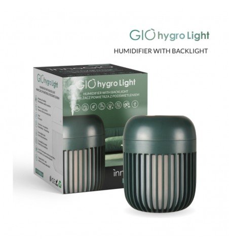 Oro drėkintuvas InnoGio Gio Hygro Light, žalias