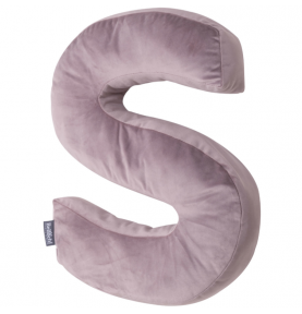 Dekoratyvinė pagalvė S raidė Pink