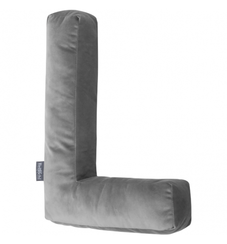 Dekoratyvinė pagalvė L raidė Grey
